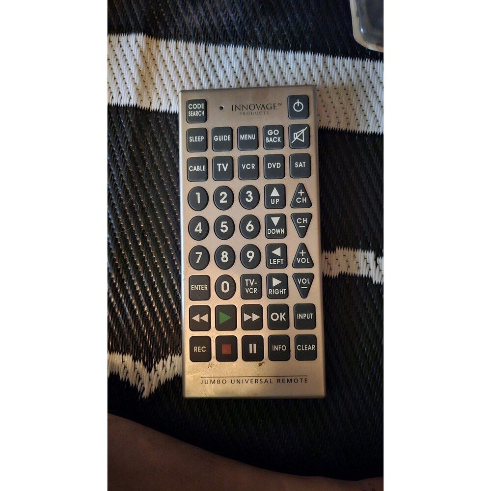 JUMBO Universal TV Remote Control Large Buttons Innovative Products